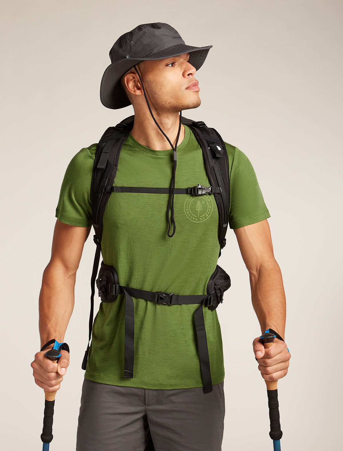 Men's Merino 150 Tech Lite Short Sleeve T-Shirt Hike Naturally  - 4