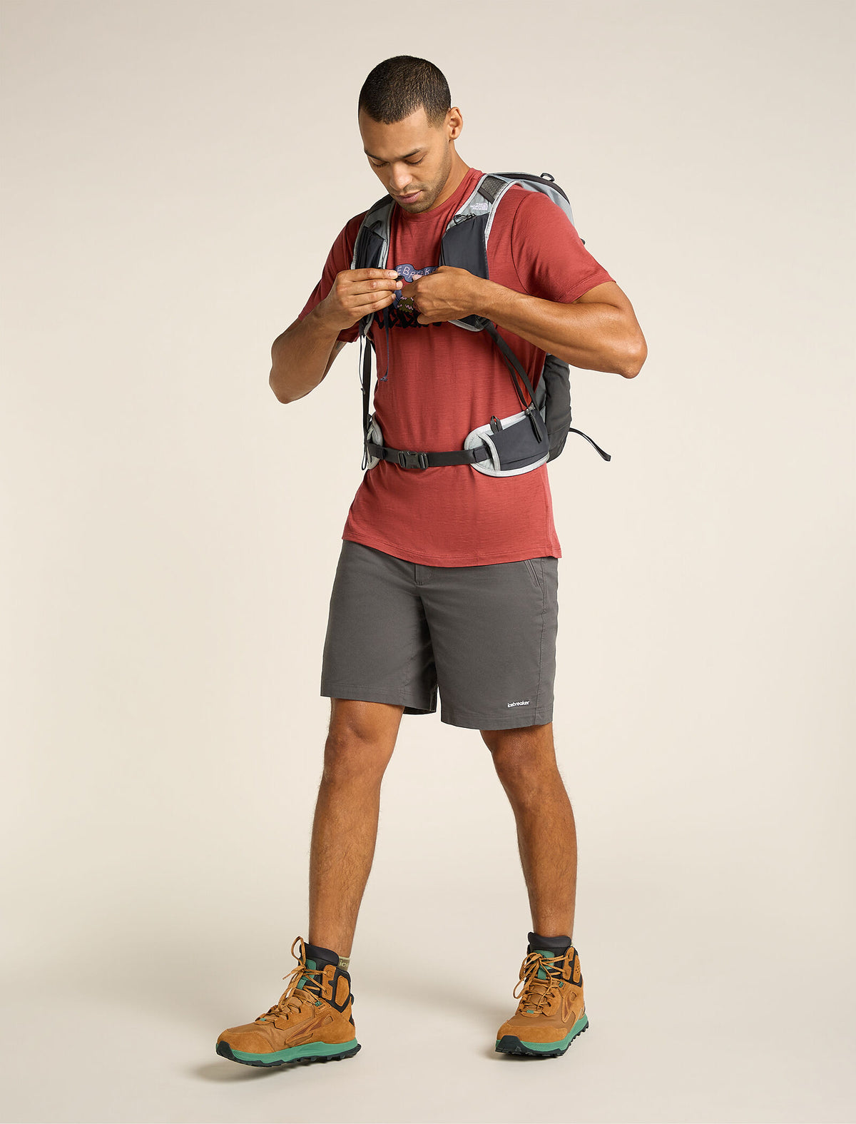 Men's Merino 150 Tech Lite Short Sleeve T-Shirt Hike Together  - 4