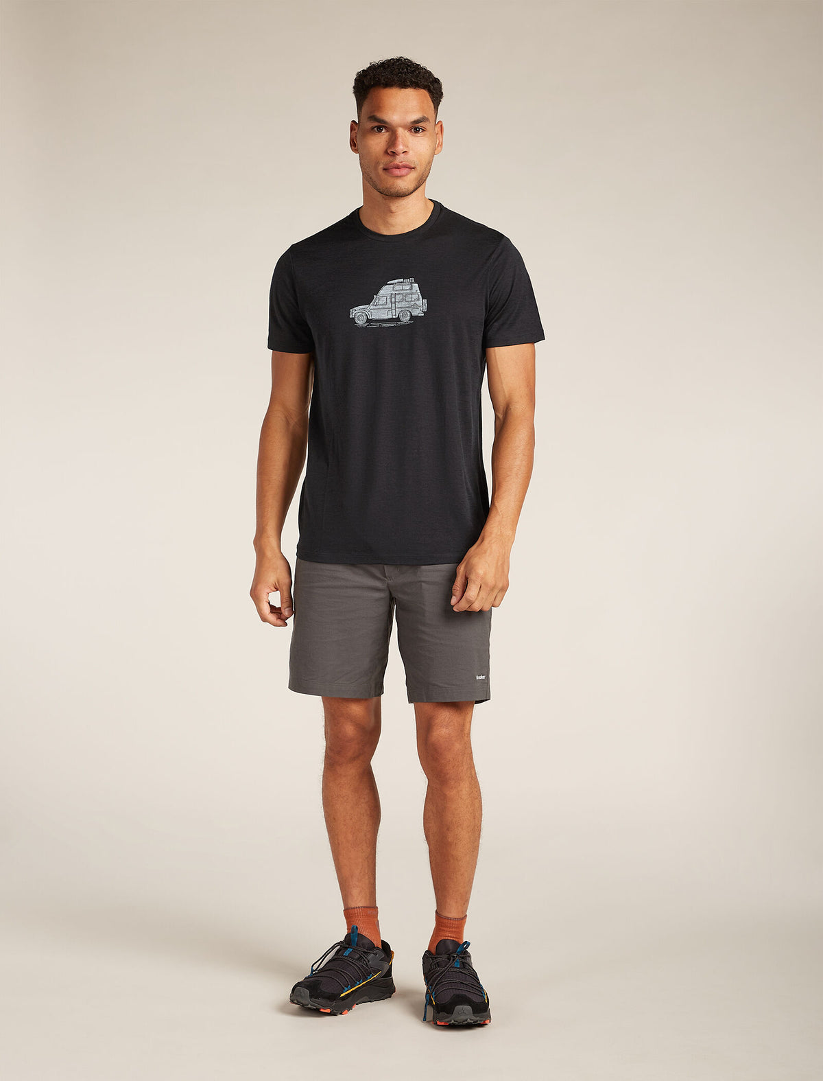 Men's Merino 150 Tech Lite Short Sleeve T-Shirt Cosy Camper  - 3