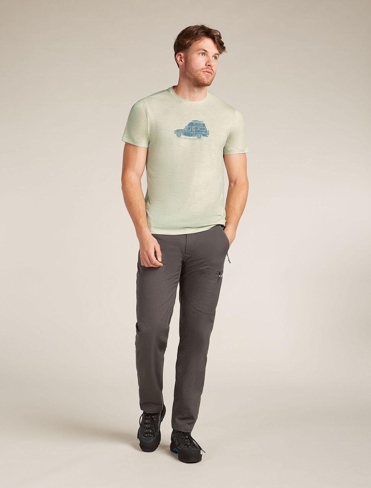 Men's Merino 150 Tech Lite Short Sleeve T-Shirt Cosy Camper  - 3