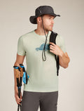 Men's Merino 150 Tech Lite Short Sleeve T-Shirt Cosy Camper  - 4