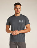Men's Merino 150 Tech Lite Short Sleeve T-Shirt Southern Shapes Obsidian - 1