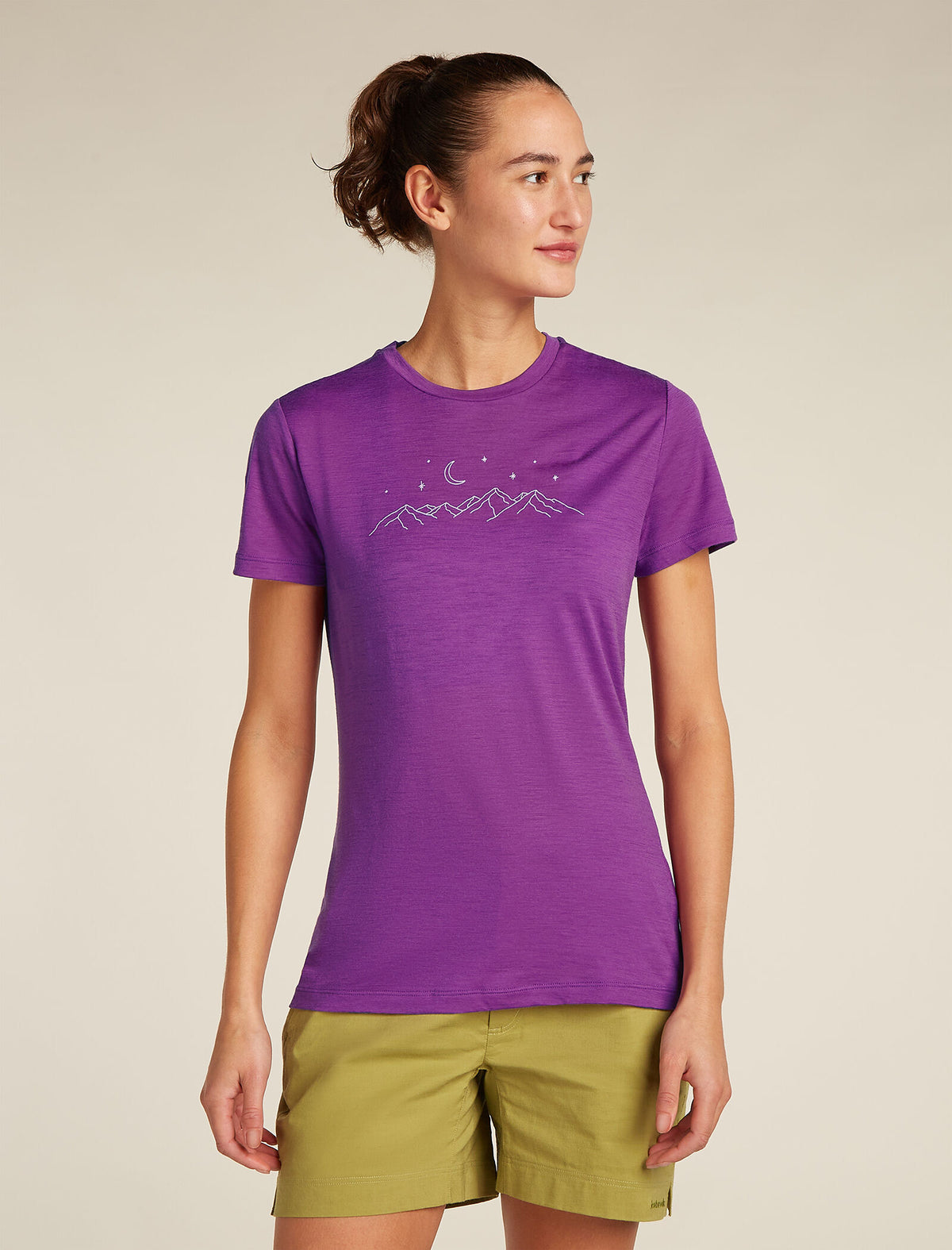 Women's Merino 150 Tech Lite Short Sleeve T-Shirt Sparkling Stars Passion - 1