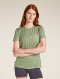 Women's Merino 150 Tech Lite Short Sleeve T-Shirt Single Line Camp  - 1