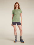 Women's Merino 150 Tech Lite Short Sleeve T-Shirt Single Line Camp  - 4