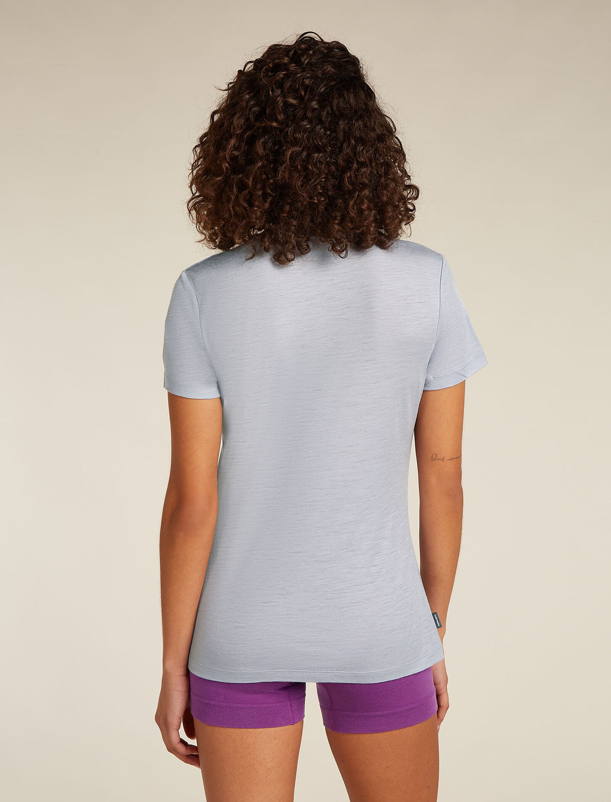 Women's Merino 150 Tech Lite Short Sleeve T-Shirt Sunrise Summit Grey quartz - 2