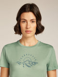 Women's Merino 150 Tech Lite Short Sleeve T-Shirt Sunrise Summit Seaglass - 5