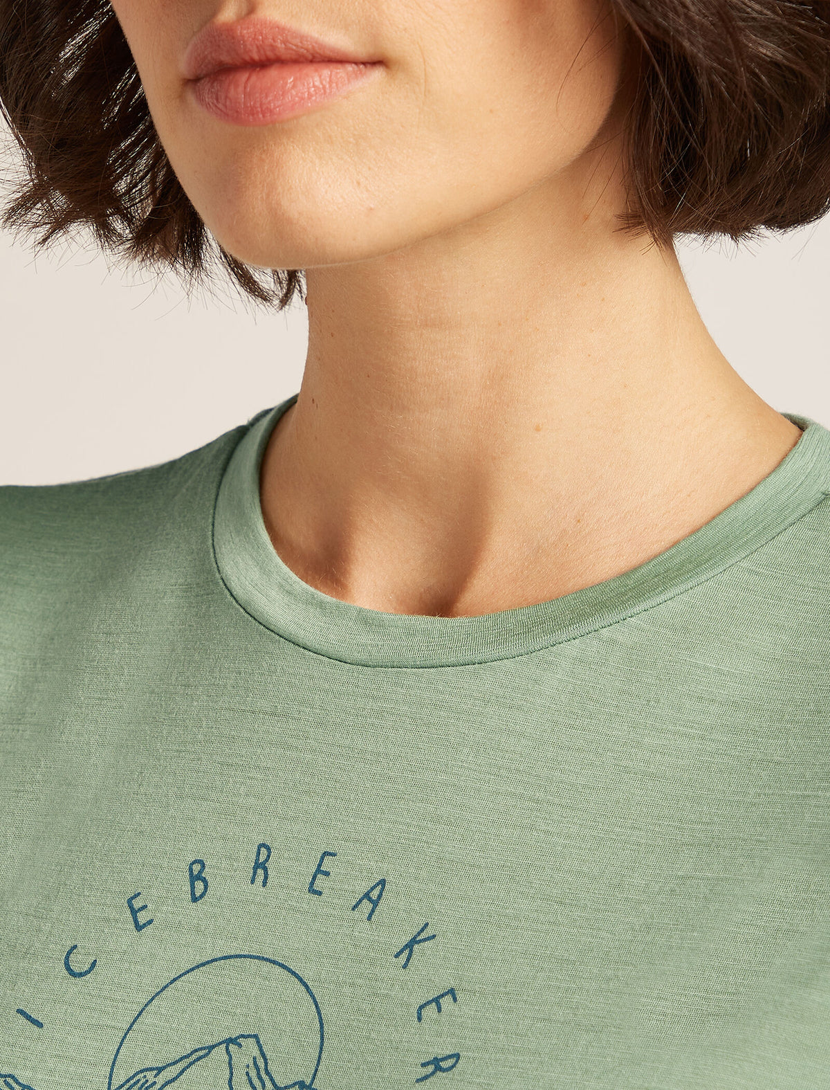 Women's Merino 150 Tech Lite Short Sleeve T-Shirt Sunrise Summit Seaglass - 6