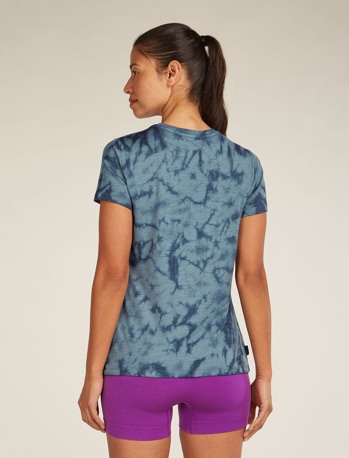 Women's Merino 150 Tech Lite Short Sleeve Scoop T-Shirt Tee Cloud Dye  - 2