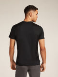 Men's Merino 150 Tech Lite Short Sleeve T-Shirt IB Wordmark Black - 2