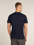 Men's Merino 150 Tech Lite Short Sleeve T-Shirt IB Wordmark Midnight Navy - 2