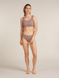 Women's Merino Blend Rib Lotus Bra Summit - 3
