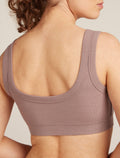 Women's Merino Blend Rib Lotus Bra Summit - 4