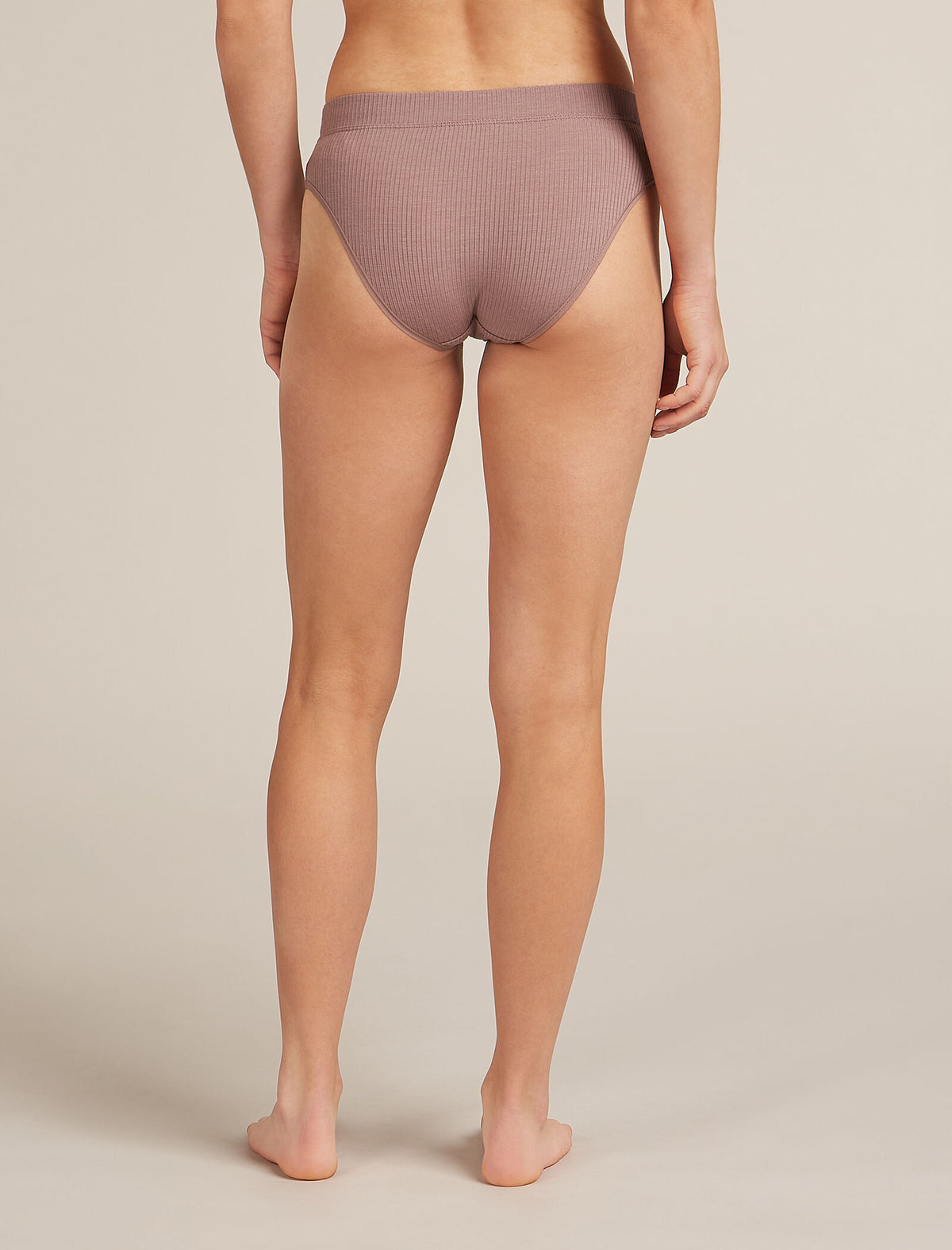 Women's Merino Blend Rib Lotus Hipster  - 2