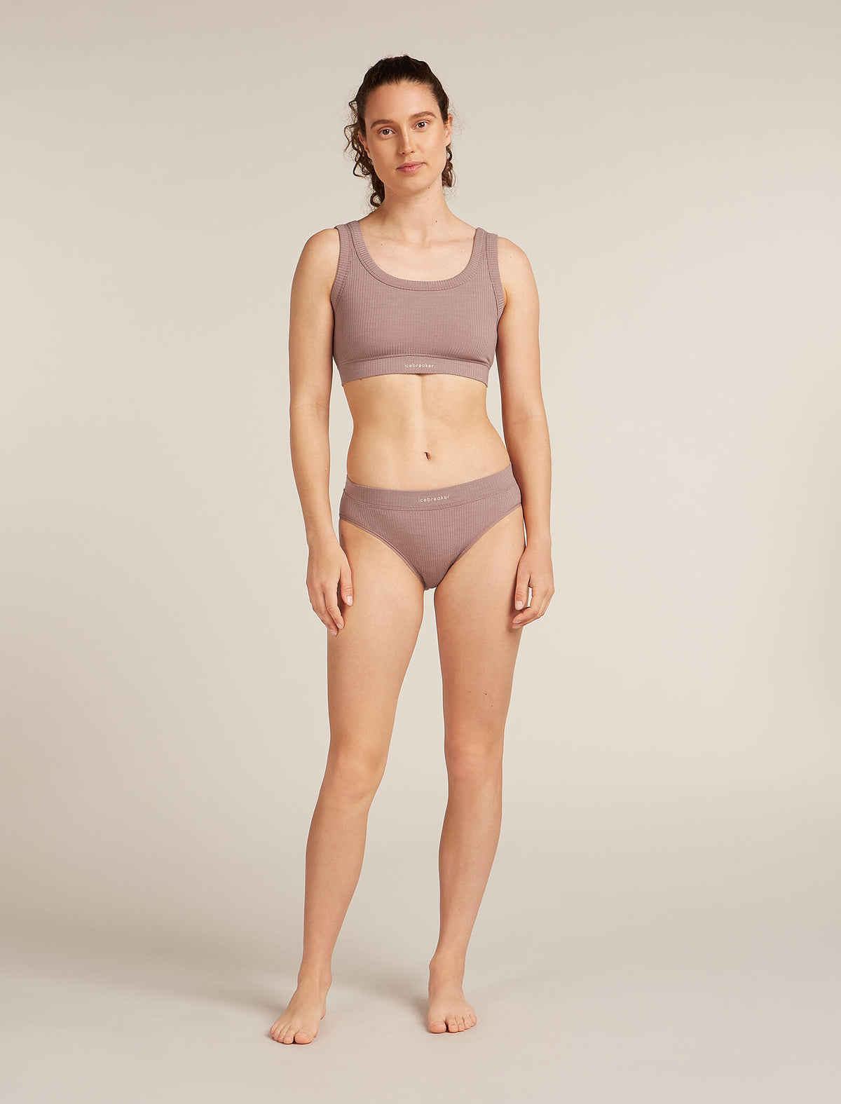 Women's Merino Blend Rib Lotus Hipster  - 3