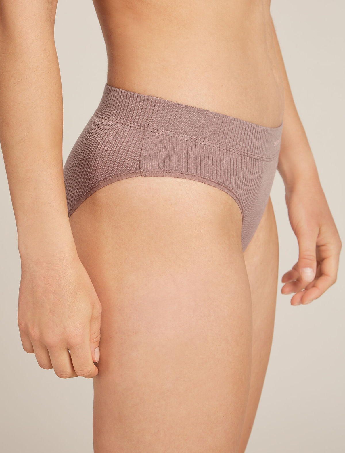 Women's Merino Blend Rib Lotus Hipster  - 4