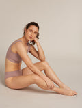 Women's Merino Blend Rib Lotus Hipster  - 5