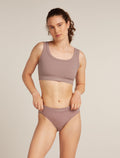 Women's Merino Blend Rib Lotus Hipster  - 6