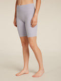 Women's Merino Blend 260 Seamless Rib 8" High Rise Shorts  - 1