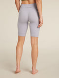 Women's Merino Blend 260 Seamless Rib 8" High Rise Shorts  - 2