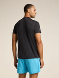 Men's Merino Blend 125 Cool-Lite™ Speed Short Sleeve Quarter Zip Top Black - 2