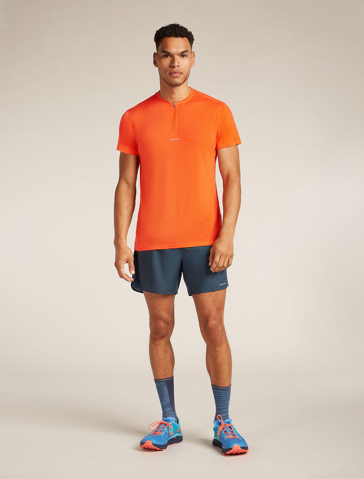 Men's Merino Blend 125 Cool-Lite™ Speed Short Sleeve Quarter Zip Top  - 3
