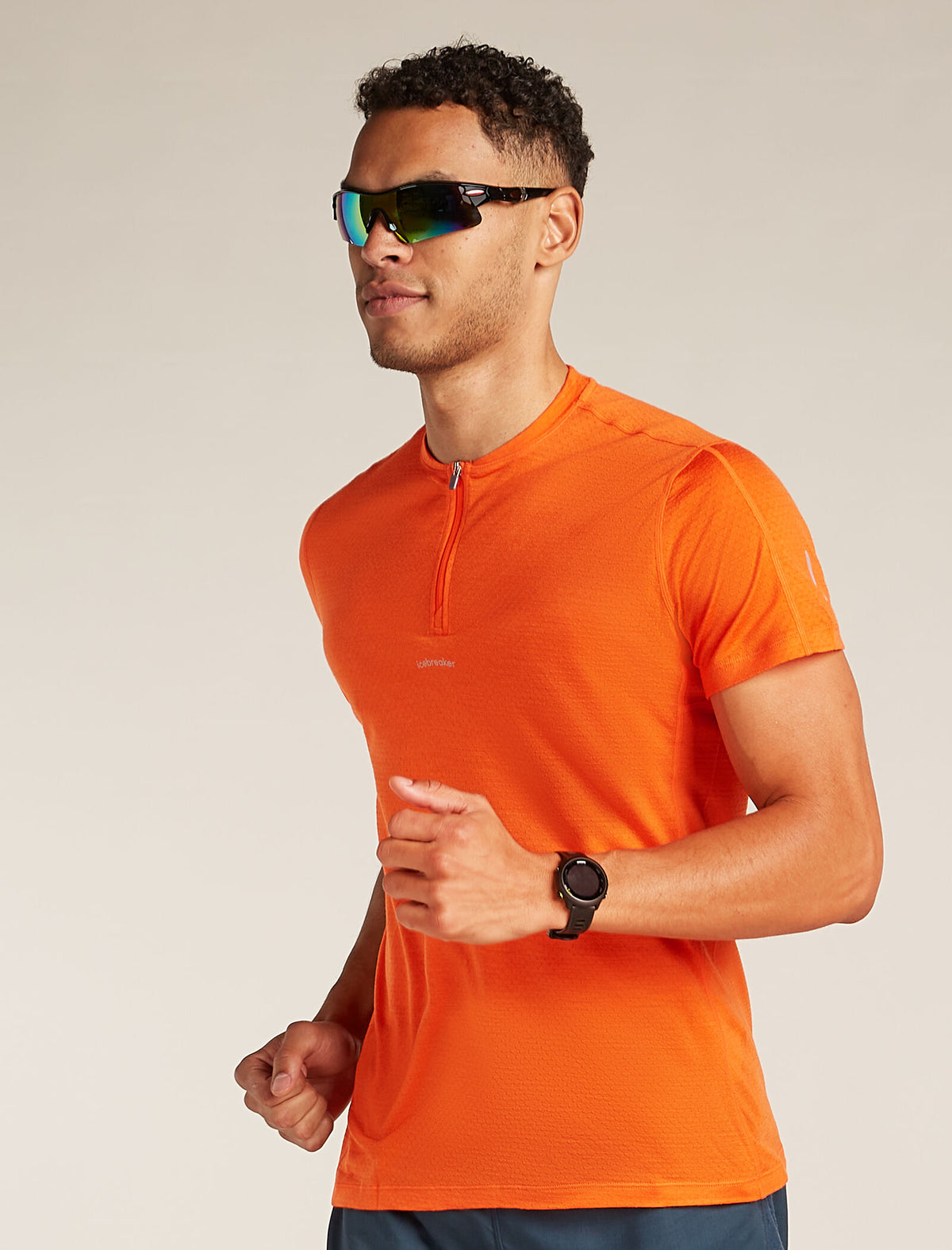 Men's Merino Blend 125 Cool-Lite™ Speed Short Sleeve Quarter Zip Top  - 4