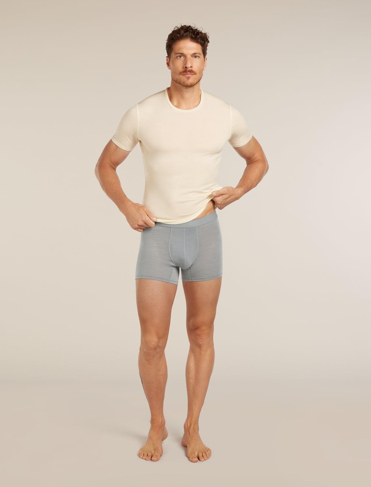 Men's Merino Blend 125 ZoneKnit™ Boxers Alloy - 6