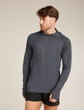 Men's 150 MerinoFine™ Ace Long Sleeve Hoodie Obsidian - 1