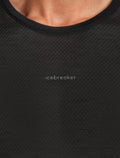 Merino Blend 75 Cool-Lite™ Featherlight™ Long Sleeve Crewe Thermal Top Black - 6