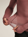 Merino Blend 75 Cool-Lite™ Featherlight™ Long Sleeve Crewe Thermal Top  - 6
