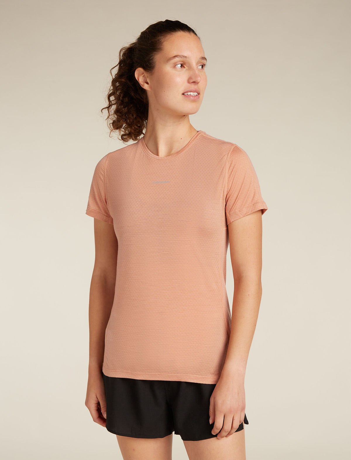 Women's Merino Blend 125 Cool-Lite™ Speed Short Sleeve T-Shirt Desert sand - 1