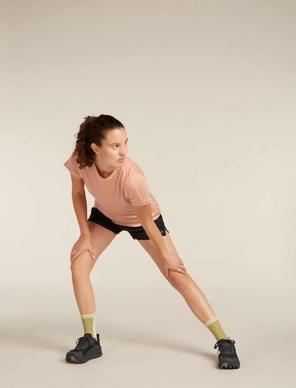 Women's Merino Blend 125 Cool-Lite™ Speed Short Sleeve T-Shirt Desert sand - 3