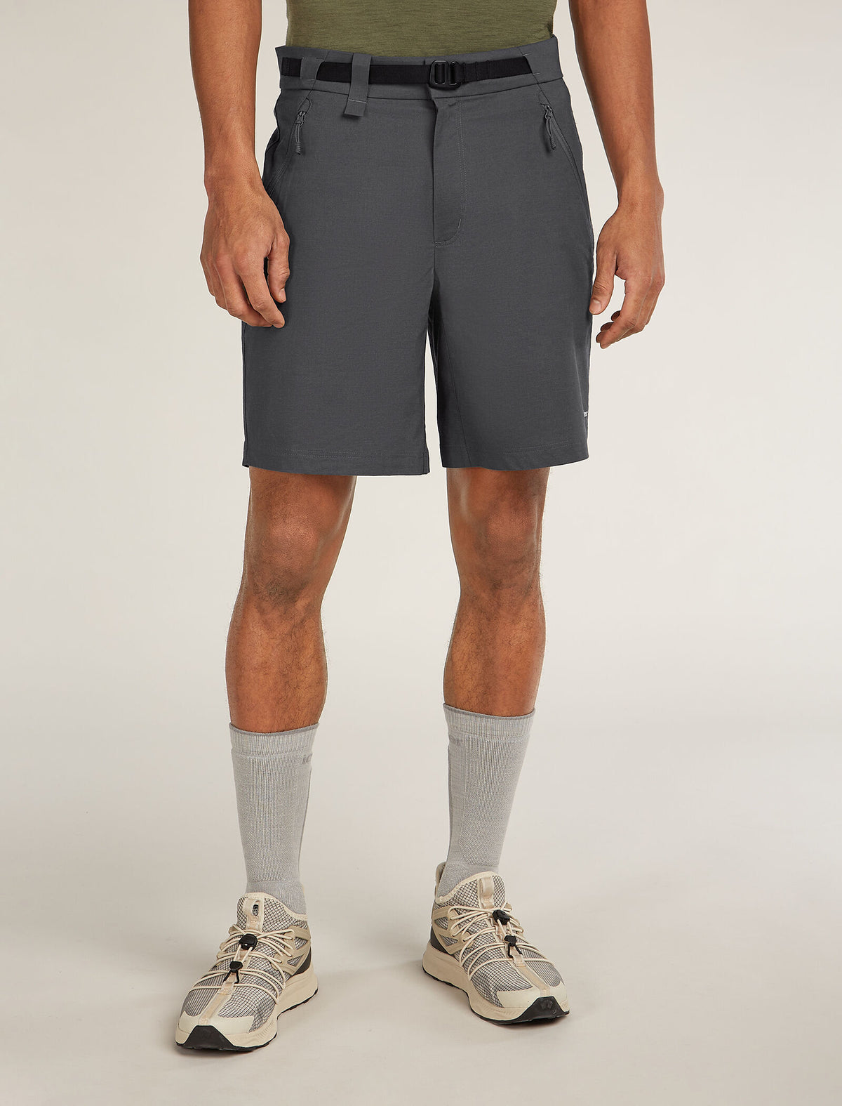 Men's Merino Blend Elevation Stretch 9" Shorts Obsidian - 1