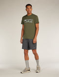 Men's Merino Blend Elevation Stretch 9" Shorts Obsidian - 4