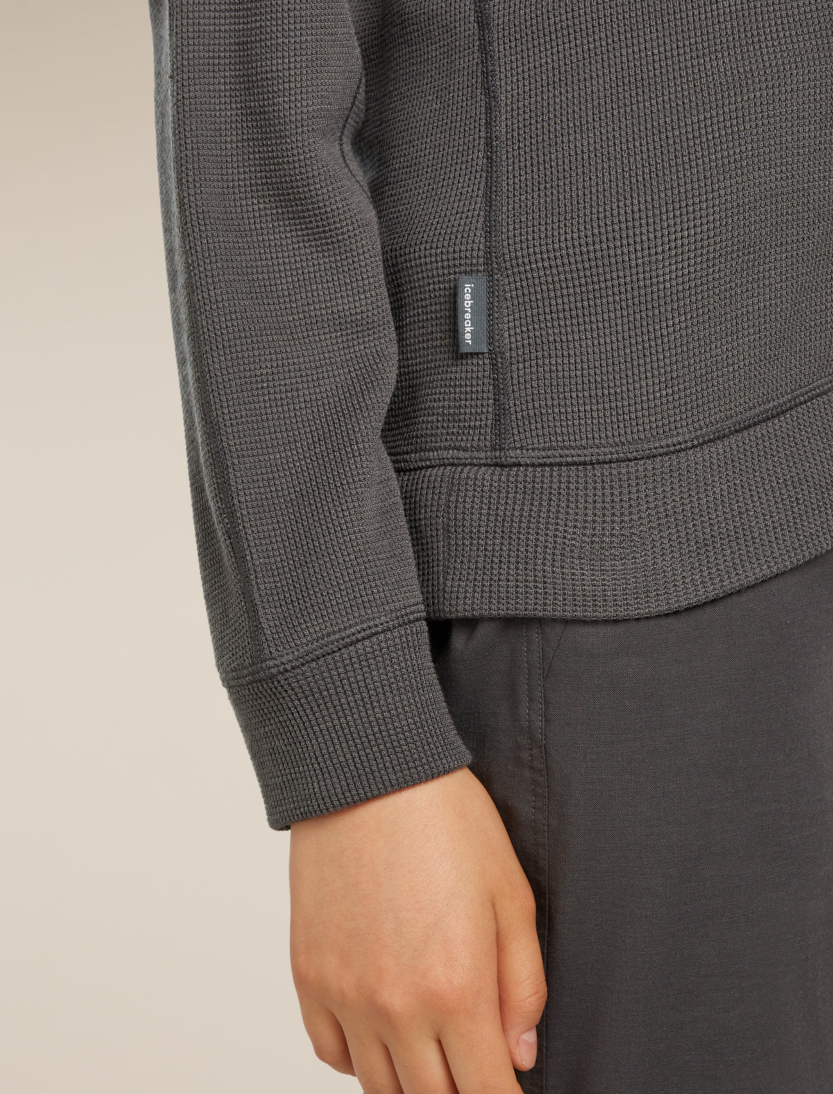 Women's Merino 260 Waffle Knit Wander Long Sleeve Half Zip Top  - 6