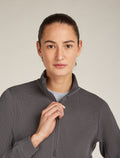 Women's Merino 260 Waffle Knit Wander Long Sleeve Half Zip Top  - 8