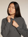 Women's Merino 260 Waffle Knit Wander Long Sleeve Half Zip Top  - 9