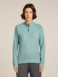 Women's Merino 260 Waffle Knit Wander Long Sleeve Half Zip Top  - 1
