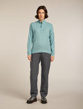 Women's Merino 260 Waffle Knit Wander Long Sleeve Half Zip Top  - 3