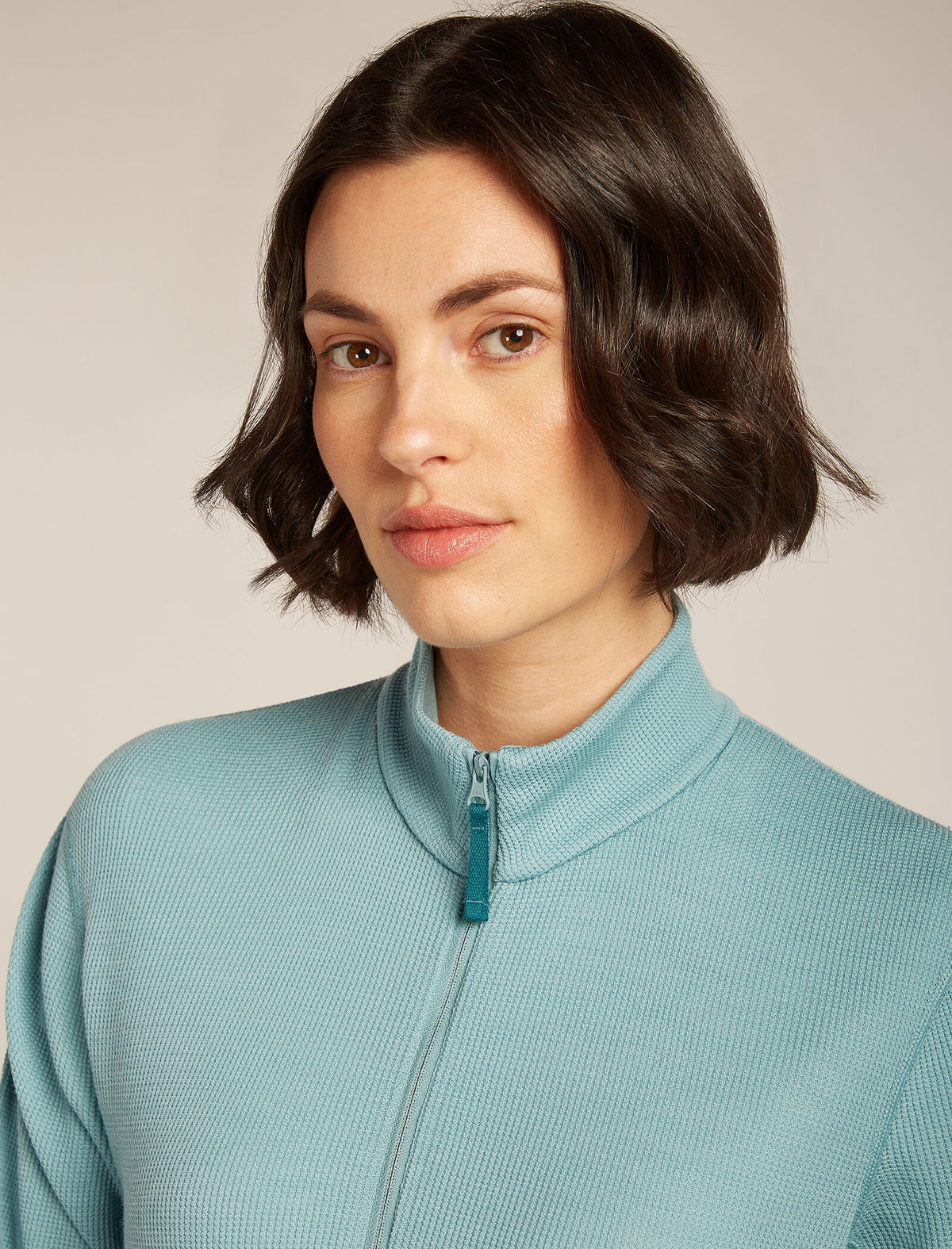 Women's Merino 260 Waffle Knit Wander Long Sleeve Half Zip Top  - 7