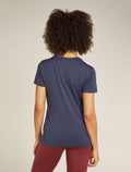 Women's Merino 150 Tech Lite Short Sleeve T-Shirt Camping Lines  - 2