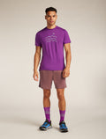 Men's Merino Blend 125 Cool-Lite™ Sphere Short Sleeve T-Shirt Across the Peaks  - 3