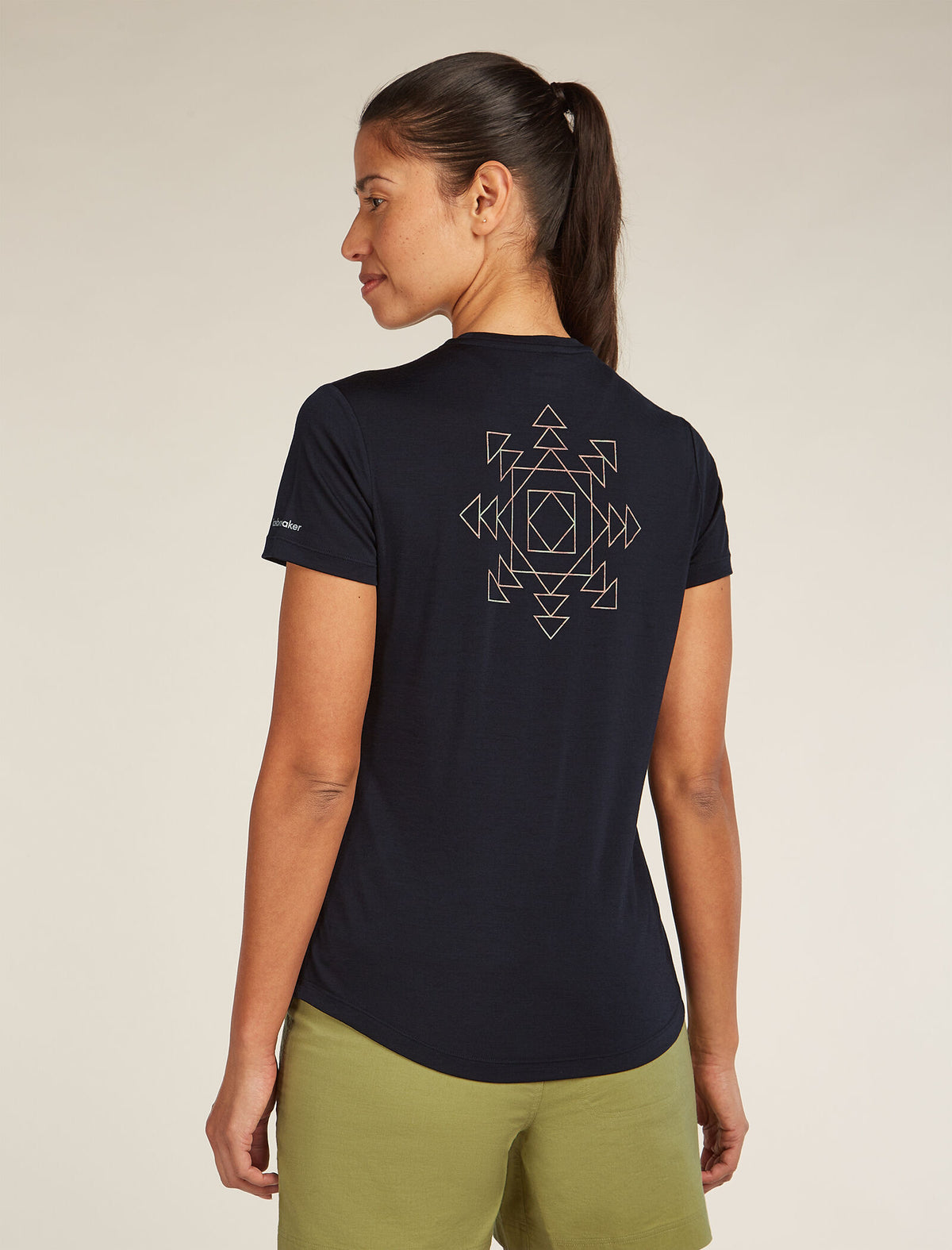 Women's Merino Blend 125 Cool-Lite™ Sphere Short Sleeve T-Shirt Fusion Black - 2