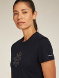 Women's Merino Blend 125 Cool-Lite™ Sphere Short Sleeve T-Shirt Fusion Black - 5
