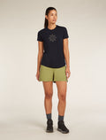 Women's Merino Blend 125 Cool-Lite™ Sphere Short Sleeve T-Shirt Fusion Black - 3