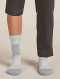 Women's Merino Hike+ Medium Crew Socks Blizzard Hthr/Alloy - 3