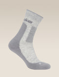 Women's Merino Hike+ Medium Crew Socks Blizzard Hthr/Alloy - 4