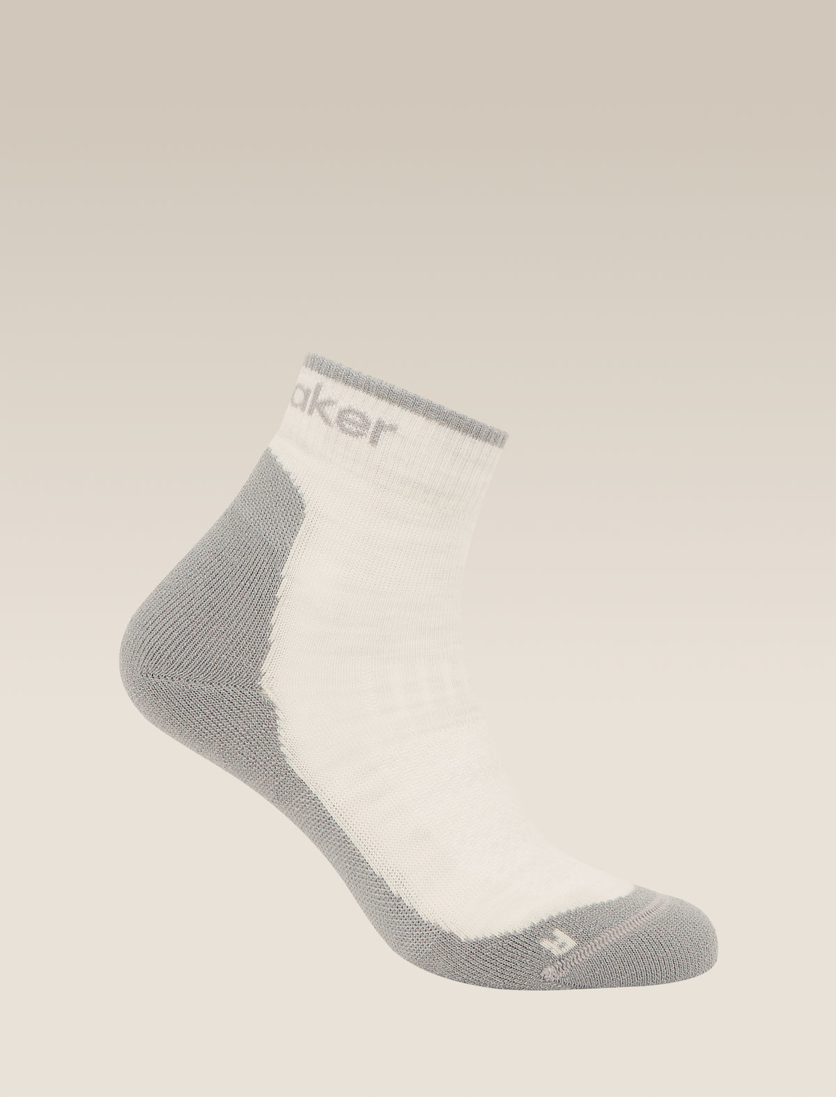 Women's Merino Hike+ Light Mini Socks Ecru hthr/alloy - 1