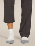 Women's Merino Hike+ Light Mini Socks Ecru hthr/alloy - 4